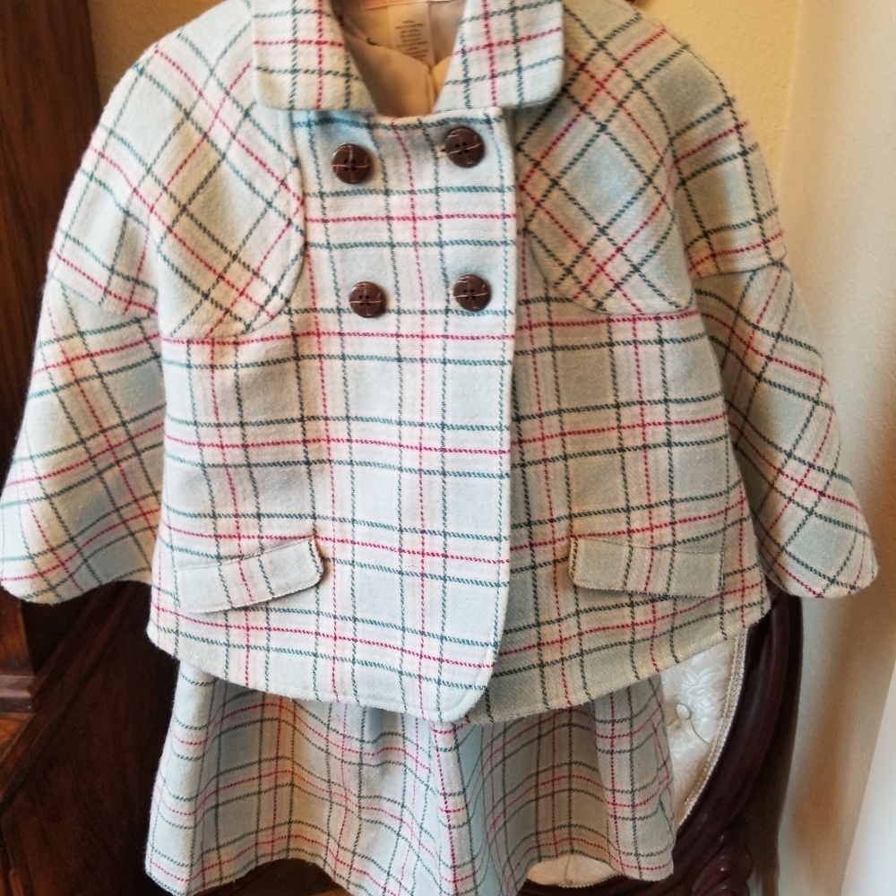 Janie and Jack dress and cape set